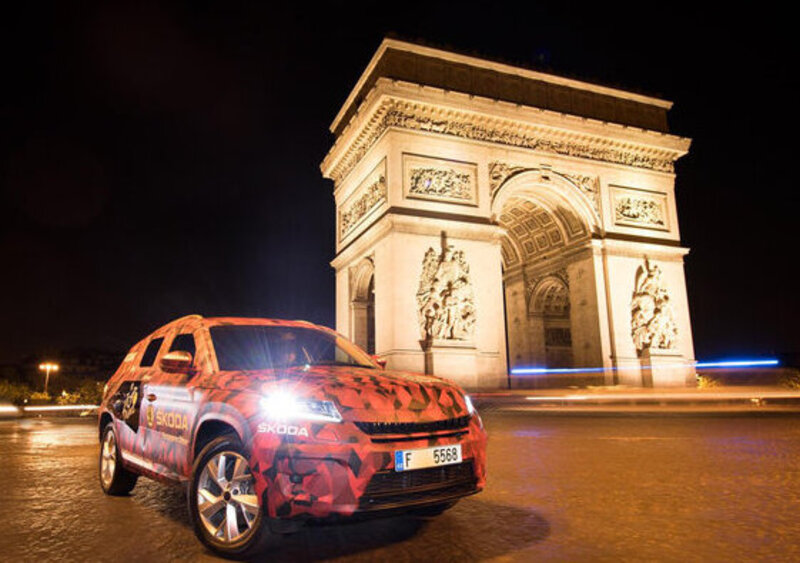 Skoda Kodiaq: il SUV in anteprima sulle strade del Tour de France