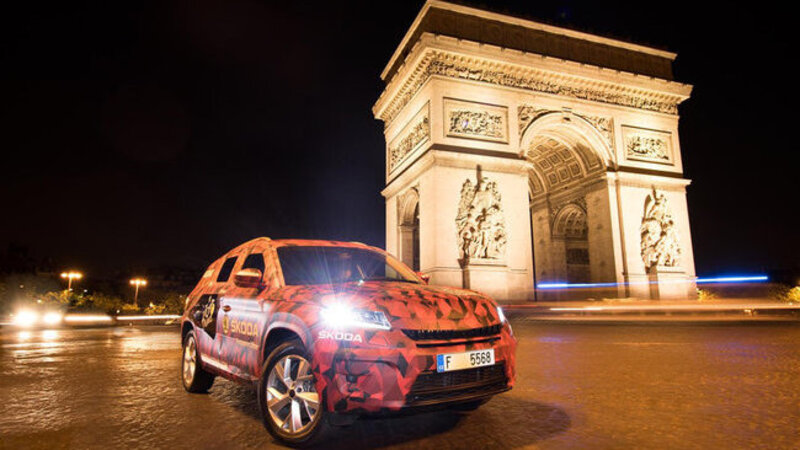 Skoda Kodiaq: il SUV in anteprima sulle strade del Tour de France