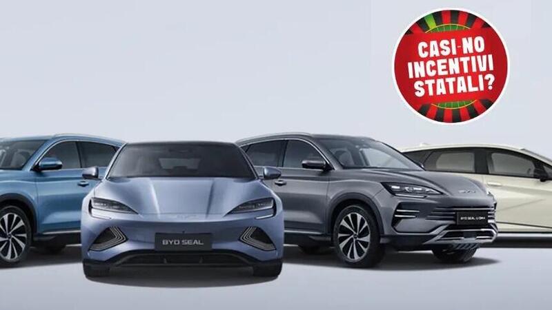 Incentivi auto: BYD si oppone e li anticipa su alcune vetture, fino a 10.000 euro di sconto