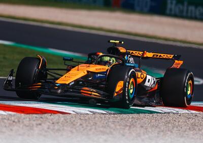 F1. GP Monza: Norris vola in FP3 davanti a Leclerc a 21 millesimi. Ferrari aggressiva con ala scarica