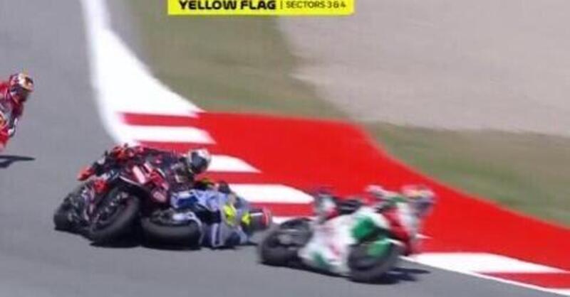 MotoGP 2025. GP della Catalogna. Penalizzati Fermin Aldeguer e Franco Morbidelli per gli incidenti nella Sprint (e anche Joan Mir) [VIDEO]