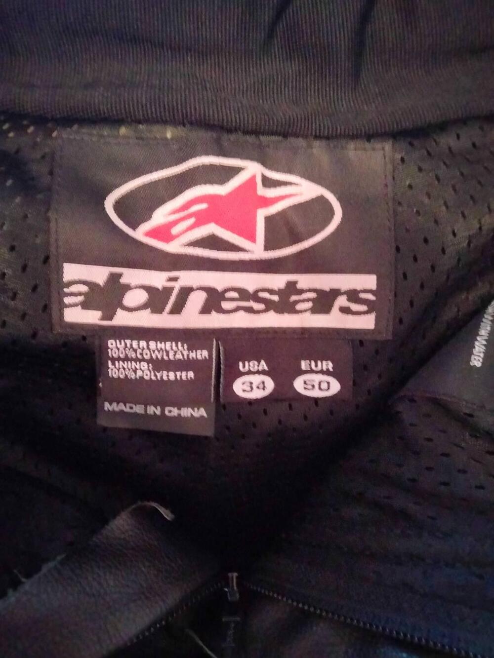 Pantaloni in vera pelle della Alpinestars (5)