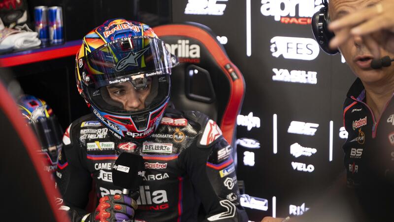 MotoGP 2025. GP della Catalogna. Jorge Martin: &quot;Il decimo posto &egrave; come un podio: ero diciottesimo, ho avuto un contatto e un problema a un dispositivo&quot;
