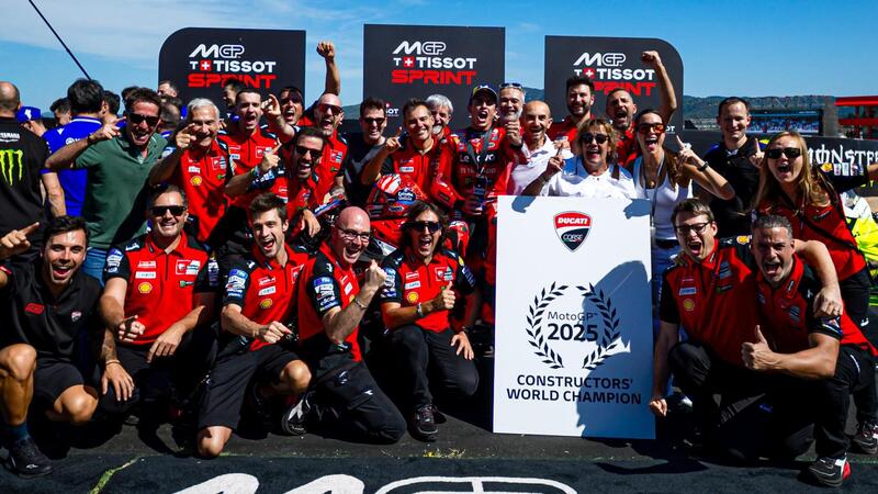 MotoGP 2025. GP della Catalogna. Ducati al sesto titolo costruttori consecutivo!