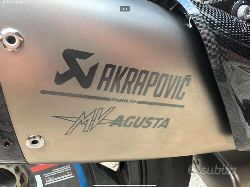 SCARICO AKRAPOVIC PER MV AGUSTA DRAGSTER 800 nuovo (4)