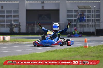 KZR 2025 Cremona: Ghidini &egrave; gi&agrave; campione, tripletta Cerbone, show Cargnel