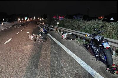 In Puglia. Sette moto a terra e una vittima in una tragica carambola notturna 