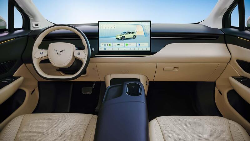 Interni di lusso della Hongqi EHS5