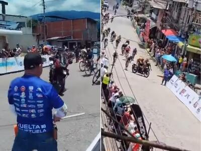 Incidente spaventoso alla Vuelta Venezuela: moto della polizia travolge i ciclisti in corsa [VIDEO]