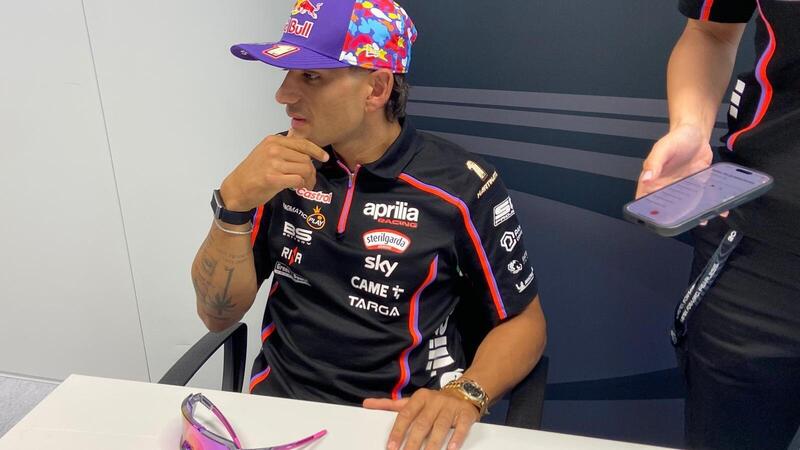 MotoGP 2025. GP di San Marino a Misano. Jorge Martin: &quot;Avere gi&agrave; girato qua con l&#039;Aprilia &egrave; un vantaggio: con l&#039;elettronica siamo gi&agrave; a un buon punto&quot;