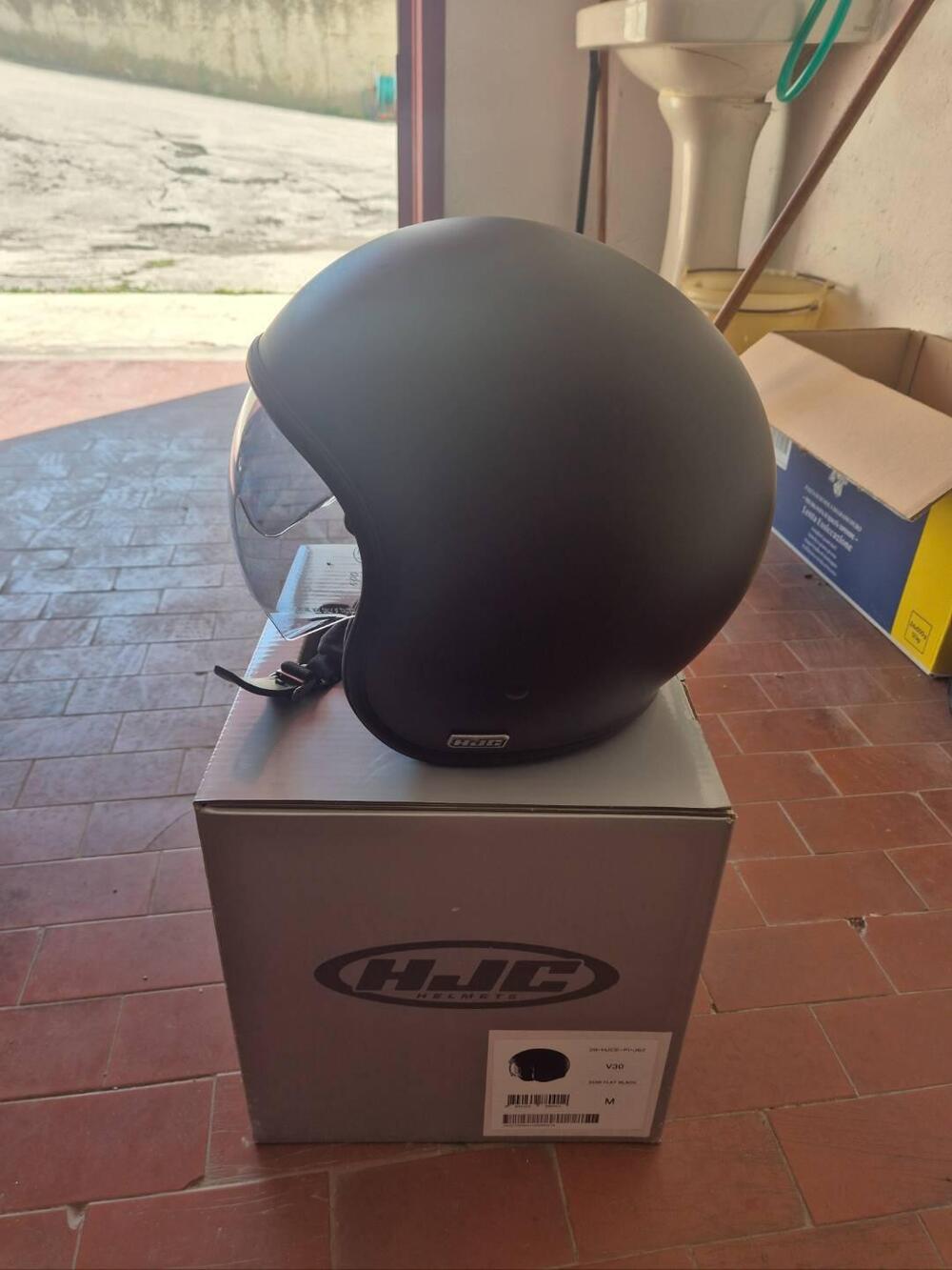 Casco jet hjc v30 tgm nero opaco Hjc Helmets