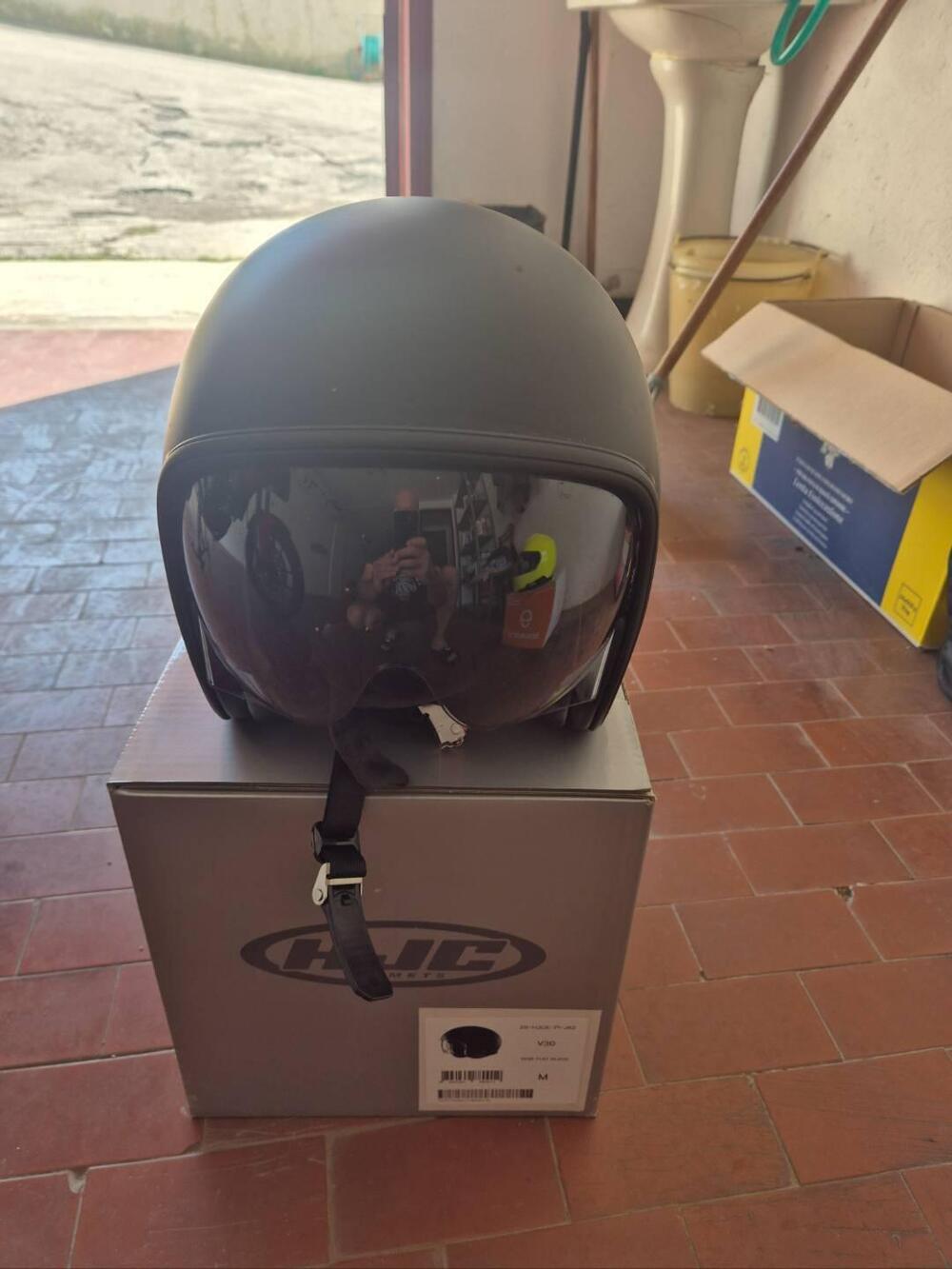 Casco jet hjc v30 tgm nero opaco Hjc Helmets (3)