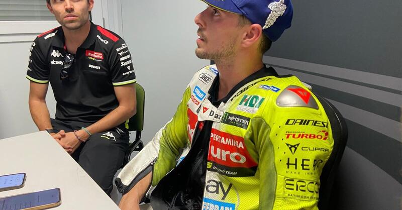 MotoGP 2025. GP di San Marino. Fabio Di Giannantonio: &quot;Domani non mi interessa il risultato. Avere Franco Morbidelli dietro mi ha messo pressione&quot; 