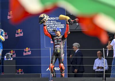 MotoGP 2025. GP di San Marino. Marco Bezzecchi: Il podio è difficile da raccontare. Il terzo posto mondiale? Guarda me a Barcellona: ancora è presto per pensarci