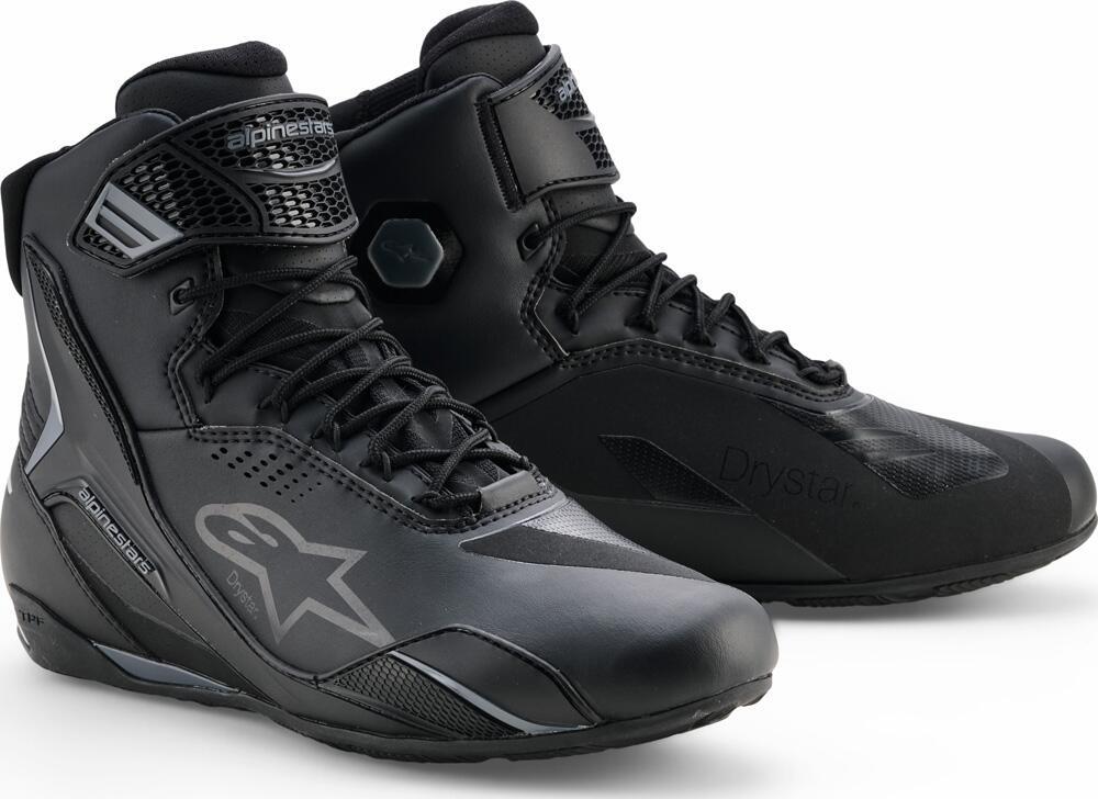 Scarpe Moto Alpinestars Faster 4 Drystar Nero Grig