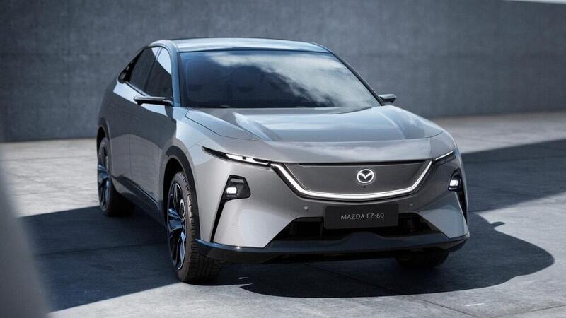Mazda EZ60, il SUV elettrico in arrivo: noi l&#039;abbiamo &quot;beccato&quot; per strada