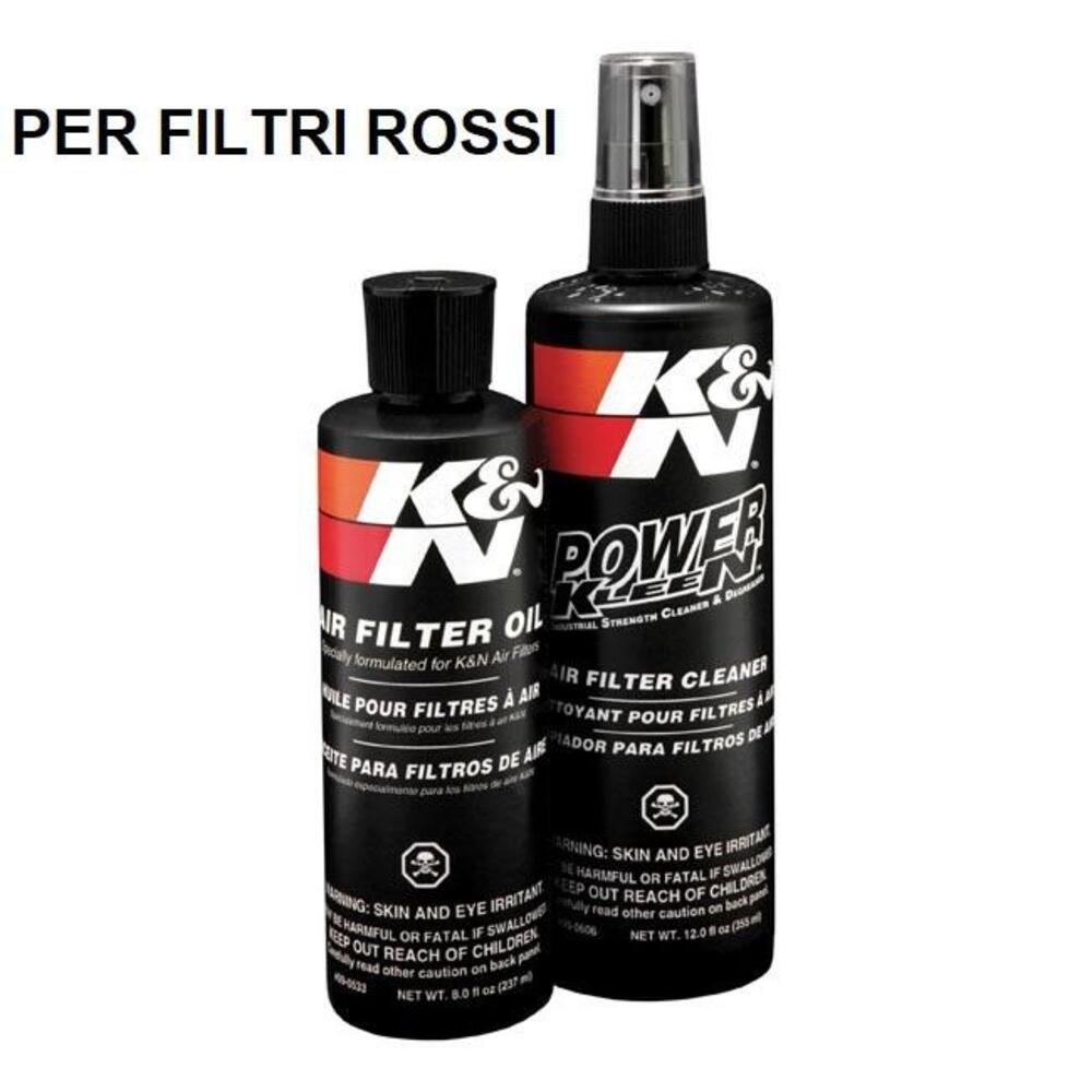 Kit K&N per pulizia e manutenzione filtri aria ROS