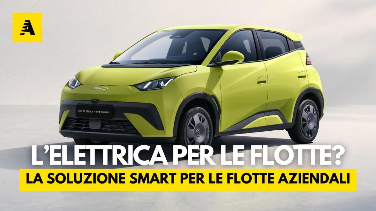 BYD Dolphin Surf: la citycar elettrica che guarda alle flotte aziendali [VIDEO]