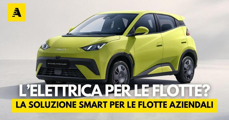 BYD Dolphin Surf: la citycar elettrica che guarda alle flotte aziendali [VIDEO]