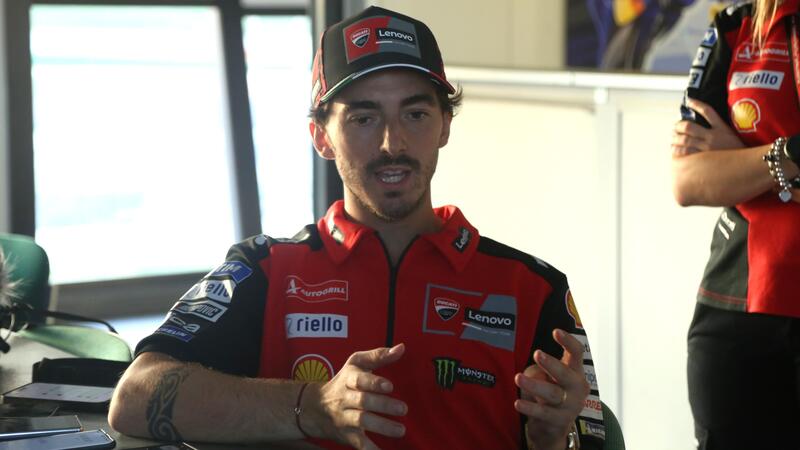 MotoGP 2025. Pecco Bagnaia sui test di Misano: &quot;Casey? Lo vorrei sempre con me. Mi sono stufato di far cos&igrave; male&quot;