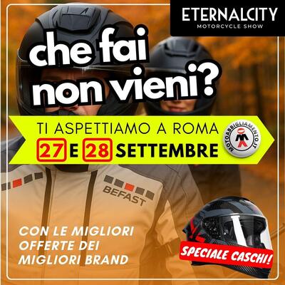 Motoabbigliamento a Eternal City Motorcycle Show