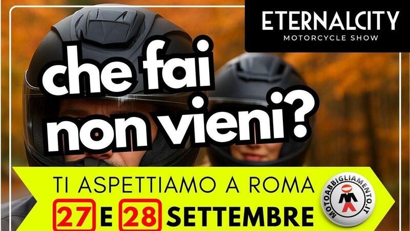 Motoabbigliamento a Eternal City Motorcycle Show