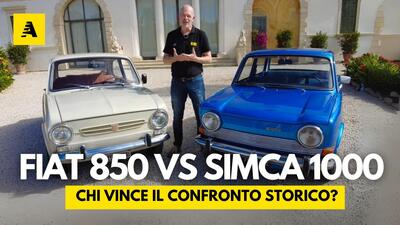 Fiat 850 vs Simca 1000: la SFIDA FINALE tra due icone degli anni &rsquo;60! [VIDEO]