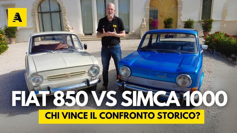 Fiat 850 vs Simca 1000: la SFIDA FINALE tra due icone degli anni &rsquo;60! [VIDEO]