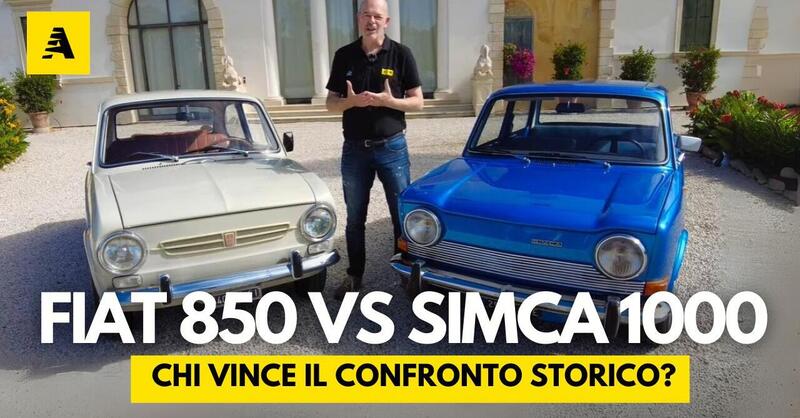 Fiat 850 vs Simca 1000: la SFIDA FINALE tra due icone degli anni &rsquo;60! [VIDEO]