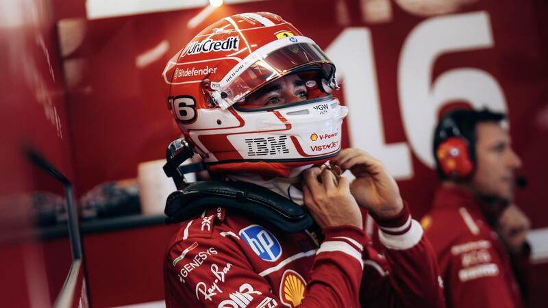 F1, Leclerc dopo l&rsquo;incidente a Baku: &ldquo;La pioggia non c&rsquo;entra nulla, l&rsquo;errore &egrave; mio. Tenter&ograve; la rimonta&rdquo;