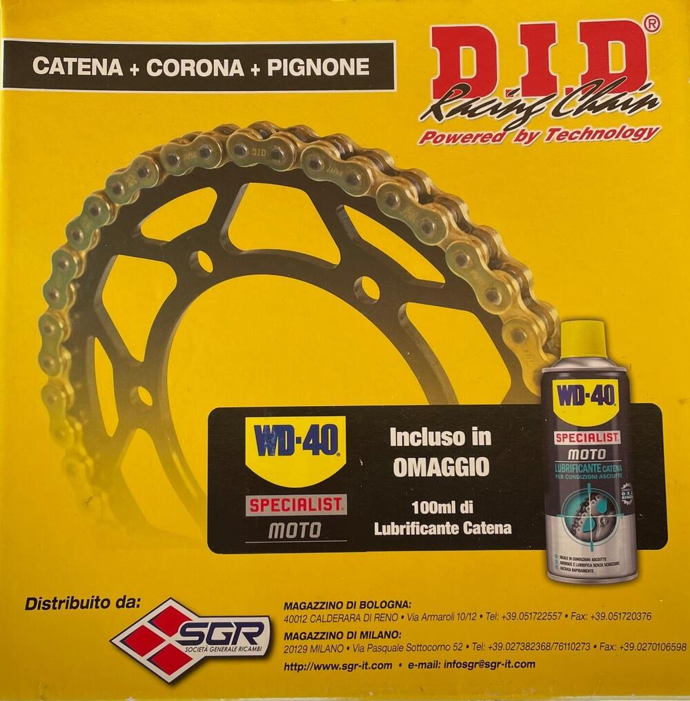 KIT TRASMISSIONE DID PROFESSIONALE 525 per DUCATI (2)