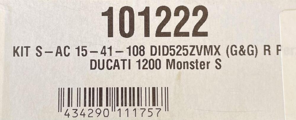 KIT TRASMISSIONE DID PROFESSIONALE 525 per DUCATI (8)