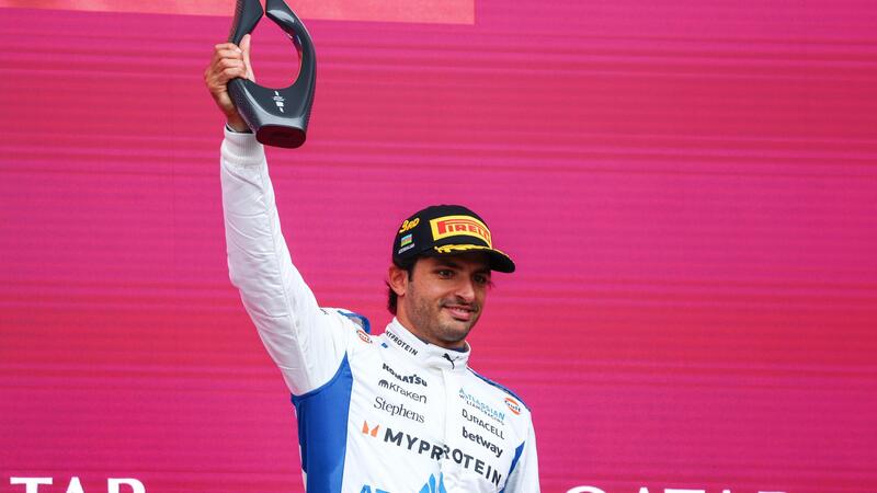 F1, Sainz emoziona a Baku: &ldquo;Podio con Williams il migliore della mia carriera. Il lavoro paga sempre&rdquo;