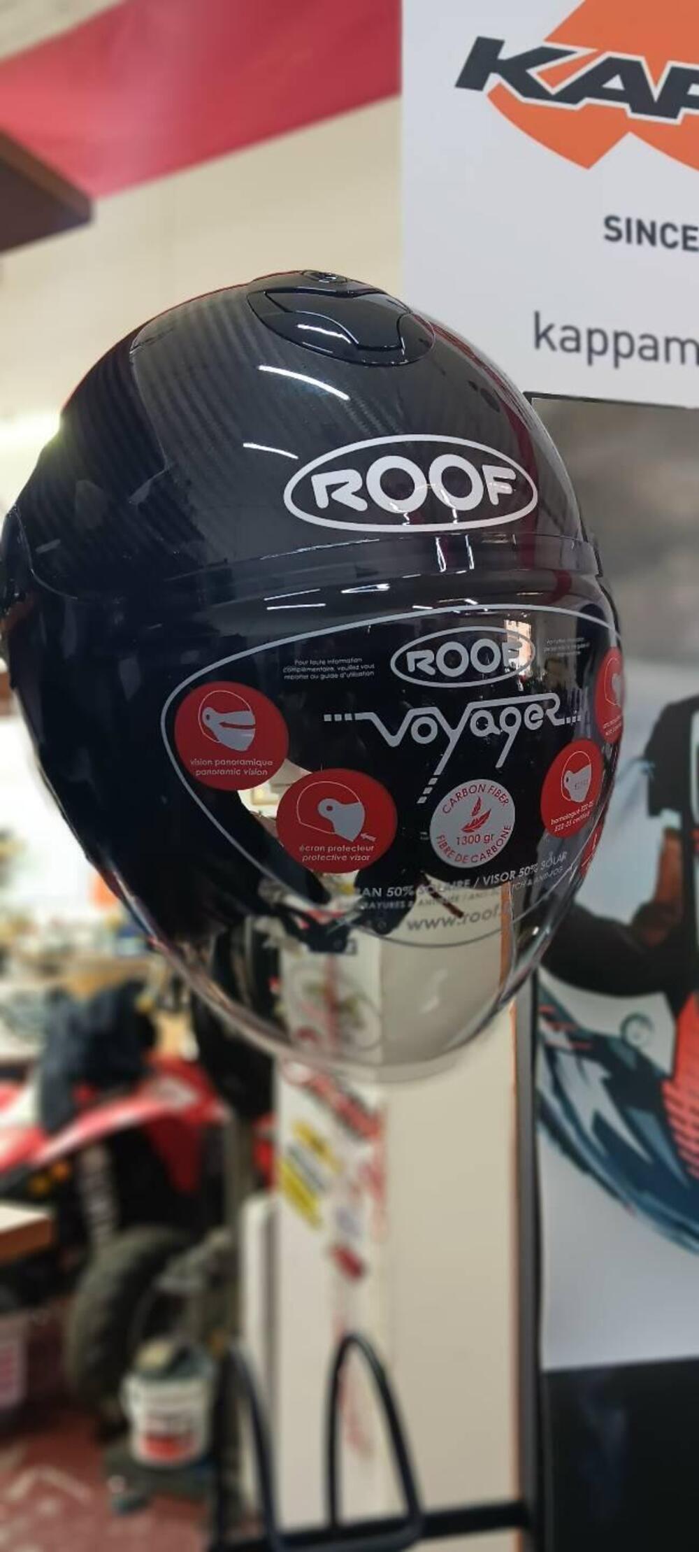 Casco ROOF Voyager Carbon Glossy Silver (5)