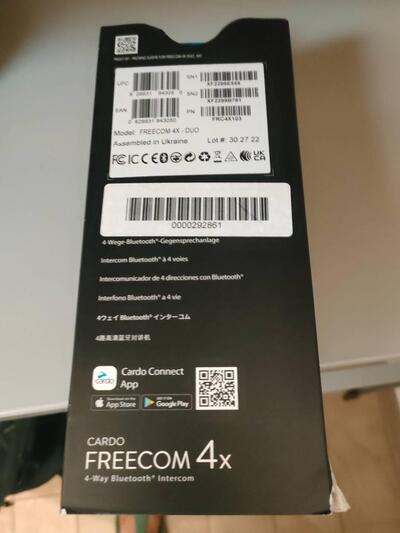 Interphone coppia Freecom x4 Cardo