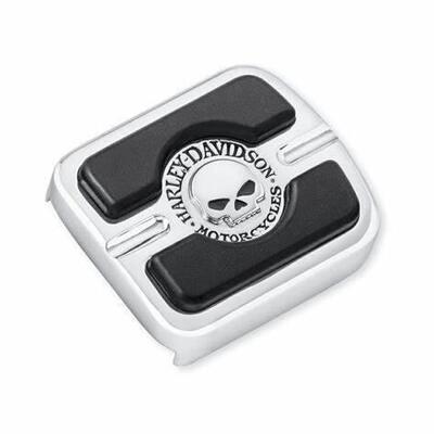 BRAKE PEDAL PAD Small - Willie G Skull - Pedana fr Harley-Davidson
