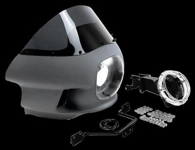 Carena stile FXR Police per Softail Street Bob FXB Zodiac