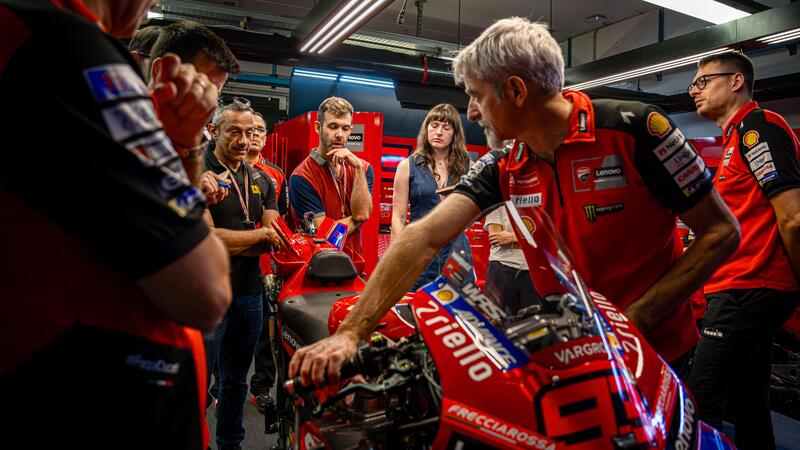 Dentro il box Ducati Lenovo MotoGP: &quot;Il genio dell&#039;uomo &egrave; al di sopra dei regolamenti&quot;