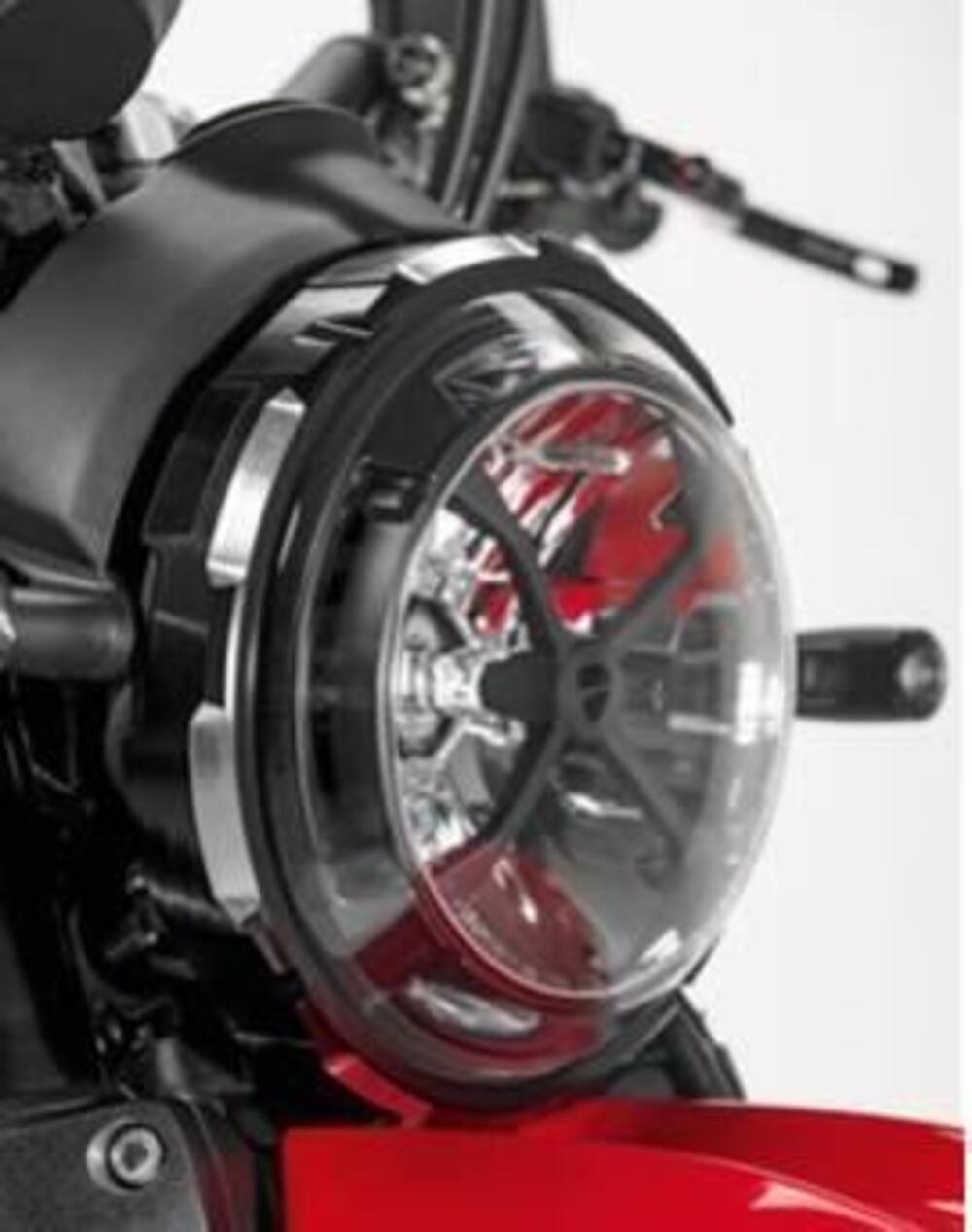 Cornice faro in alluminio dal pieno Ducati (2)