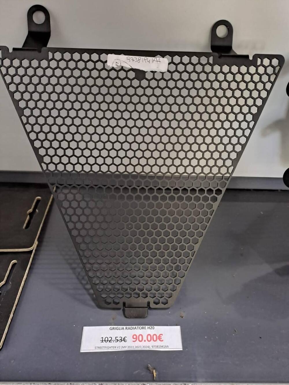 Griglia protettiva in alluminio per radiatore acqu Ducati