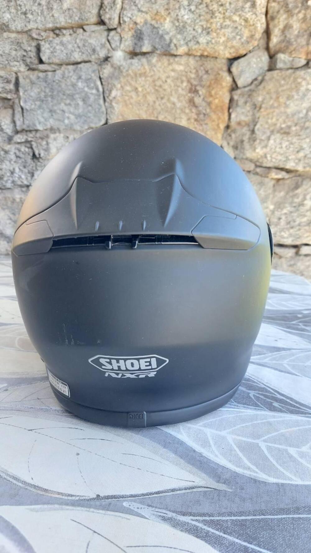 Casco integrale SHOEI NXR colore nero matt + inter (2)