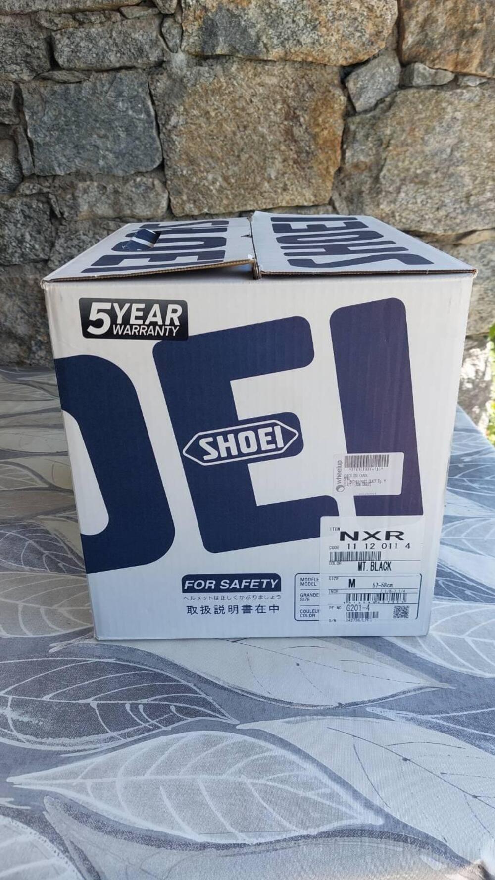 Casco integrale SHOEI NXR colore nero matt + inter (10)