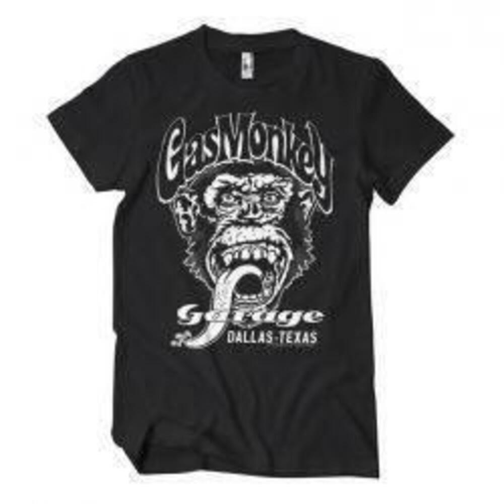 T-SHIRT GAS MONKEY GARAGE TEXAS Colore Nero