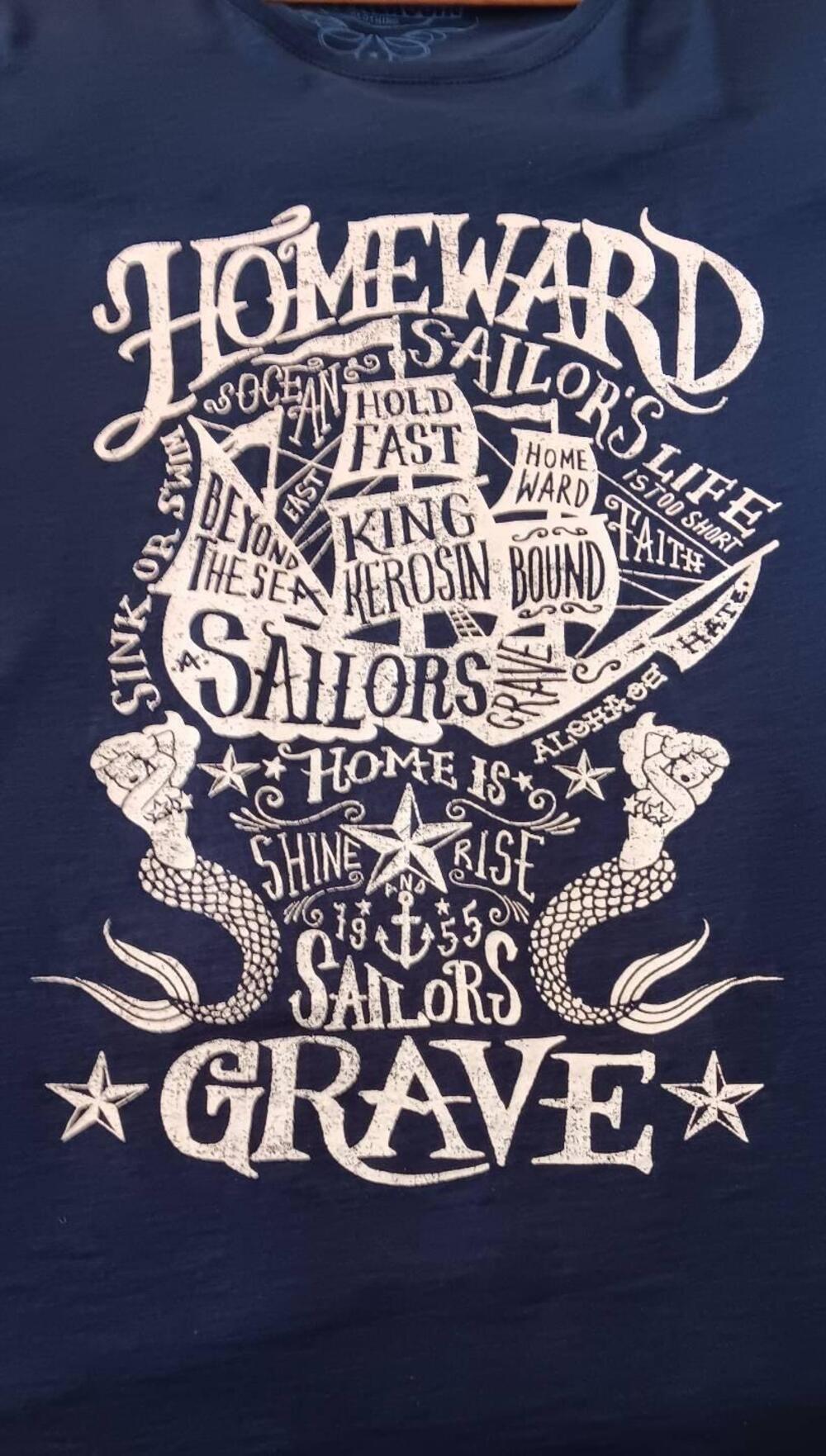 T-SHIRT KING KEROSIN SAILORS GRAVE Taglia XL Color (2)