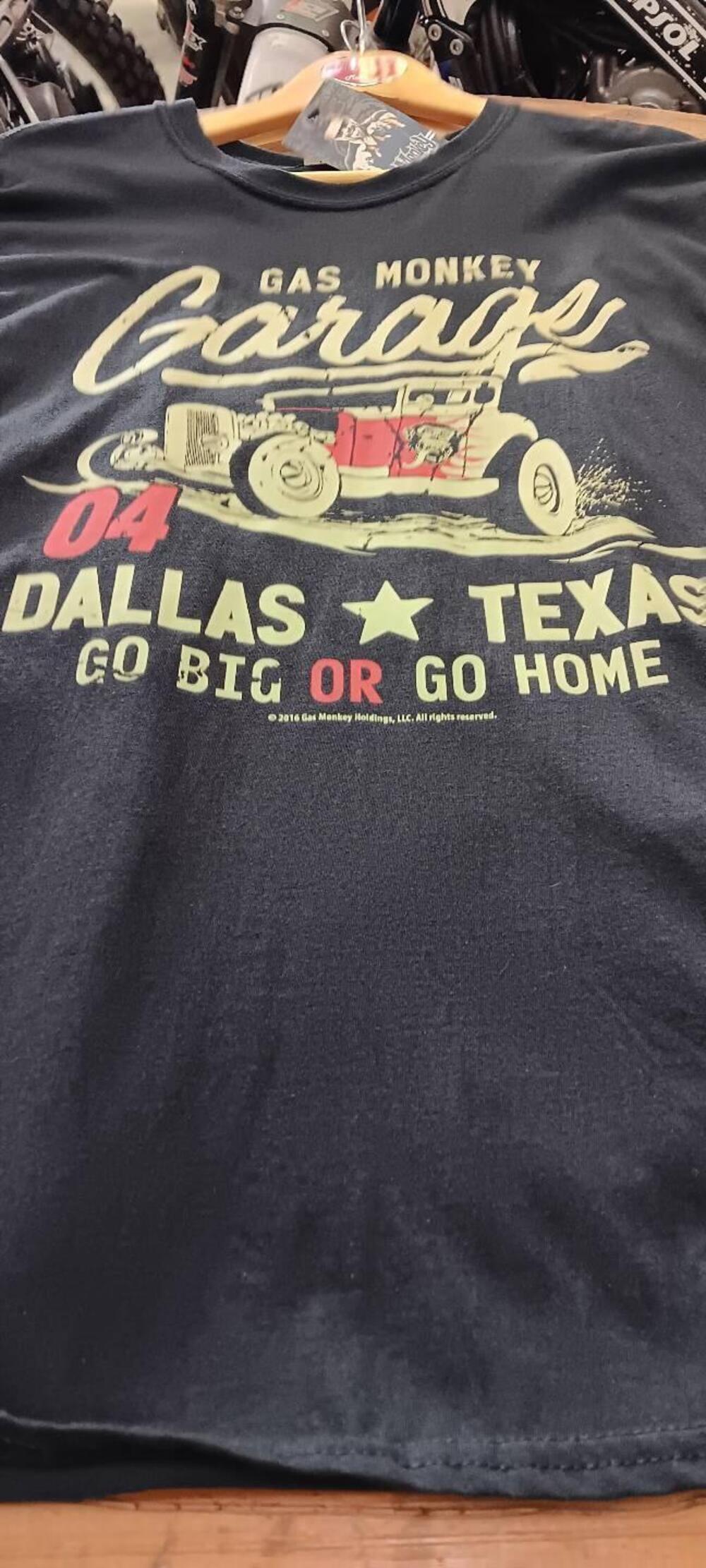 T-SHIRT GAS MONKEY GARAGE Go Big or Go Home Colore (3)