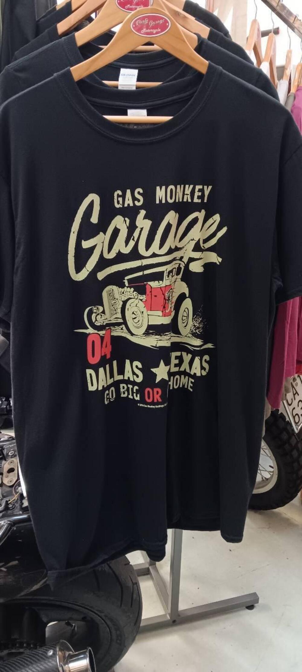 T-SHIRT GAS MONKEY GARAGE Go Big or Go Home Colore (2)