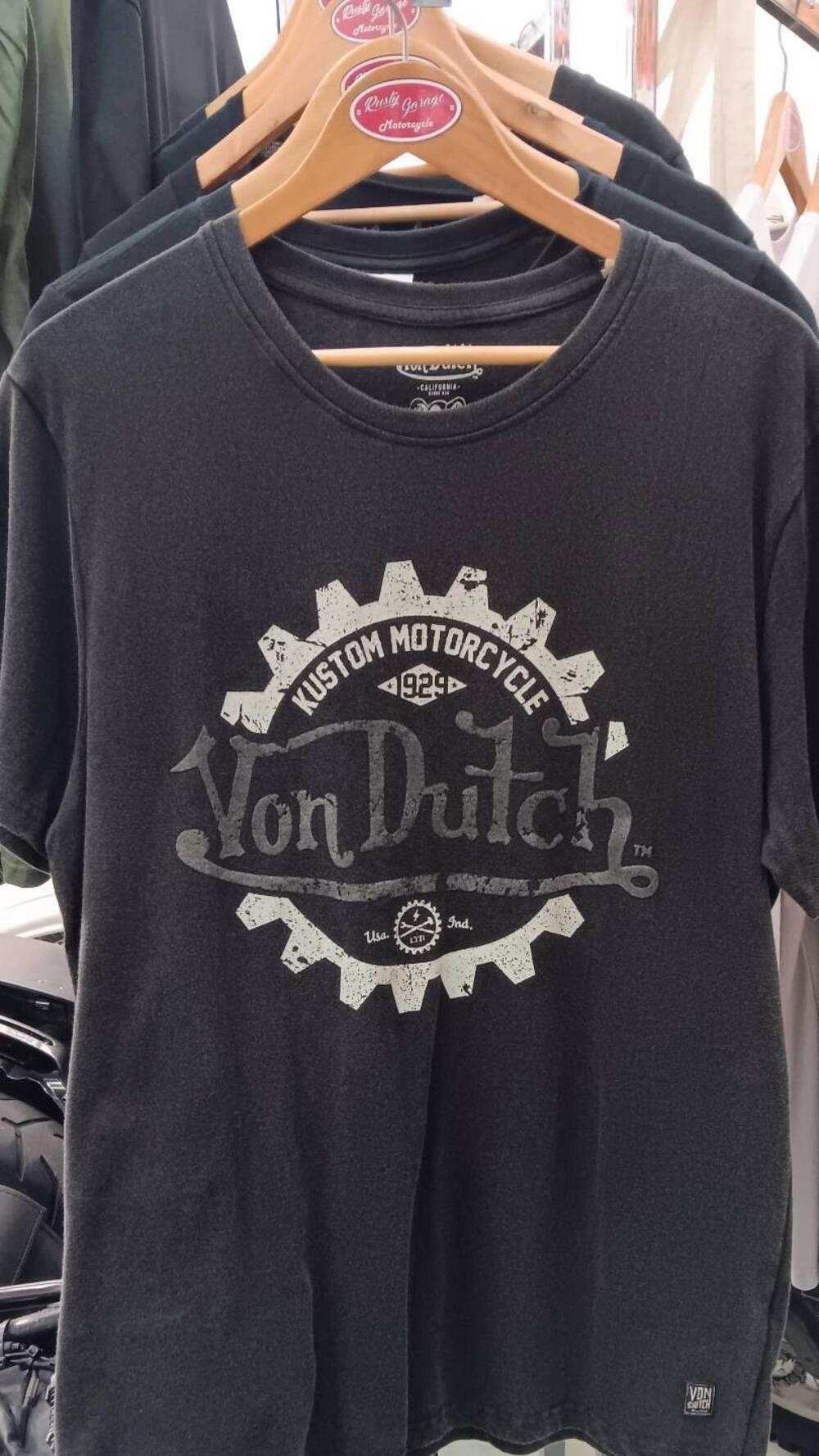 T-SHIRT VON DUTCH KUSTOM Taglia XL Colore Grigio s