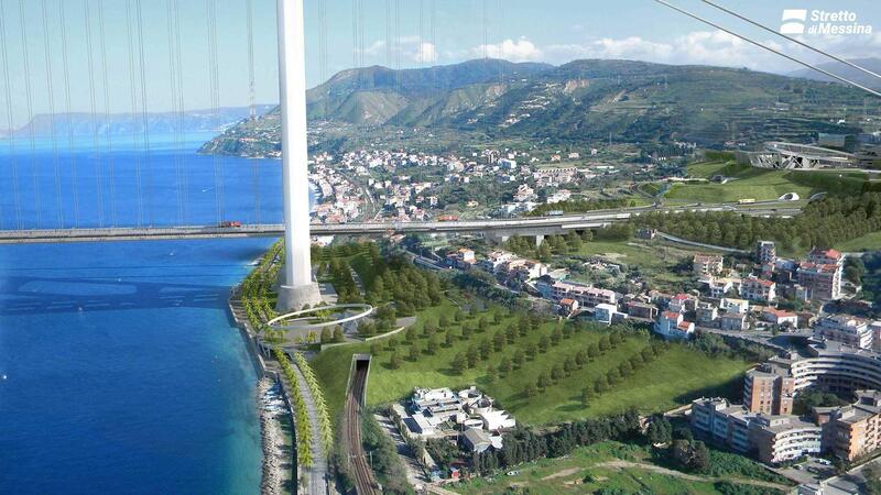 Render Ponte di Messina