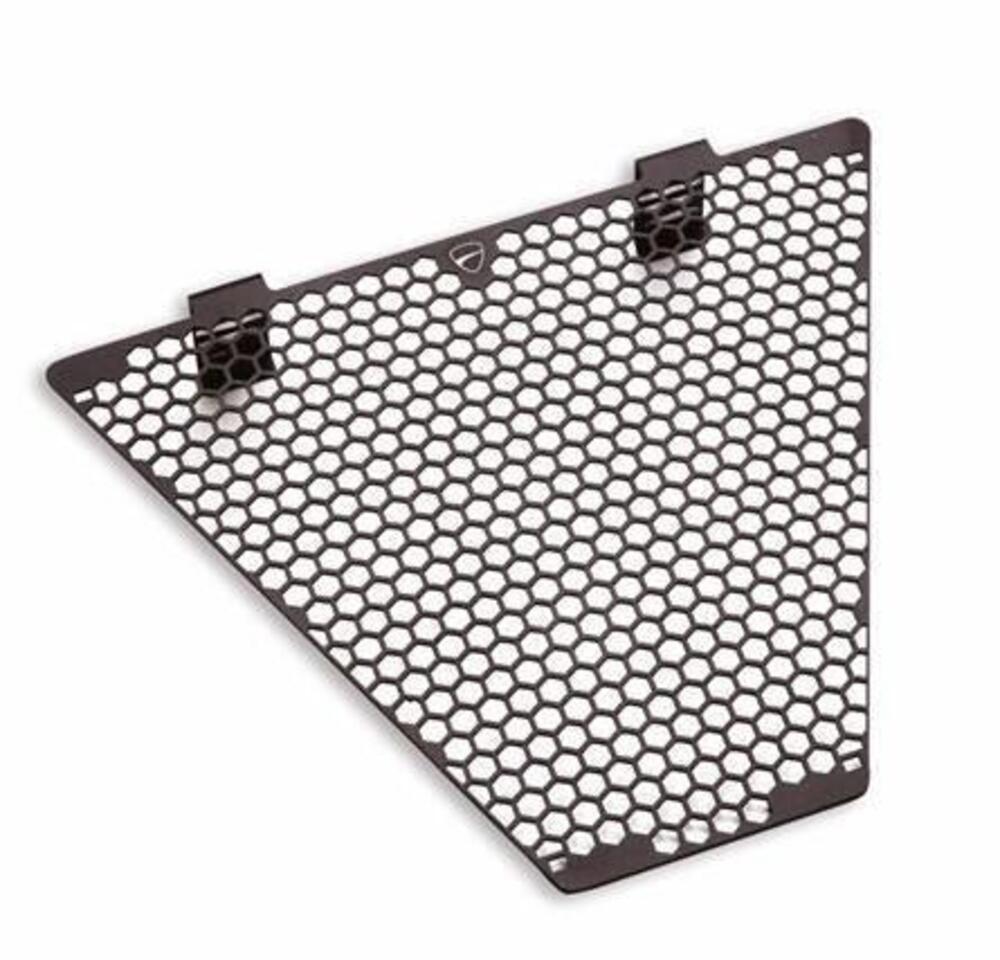 Griglia protettiva in alluminio per radiatore olio Ducati (2)