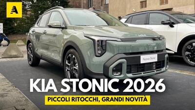 Kia Stonic 2026: pochi ritocchi, ma quanta sostanza! [VIDEO]